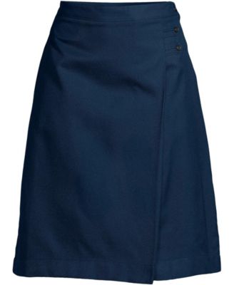 Women's Solid A-line Skirt Below The Knee