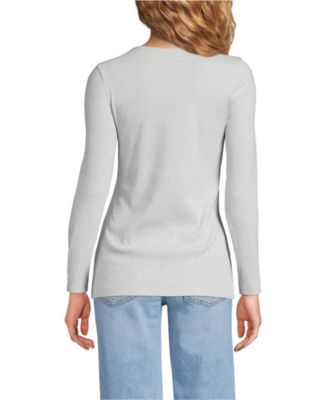 Women's Long Sleeve Micro Rib T-Shirt