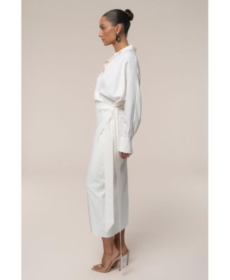 Women's Skyline Wrap Midi Dress