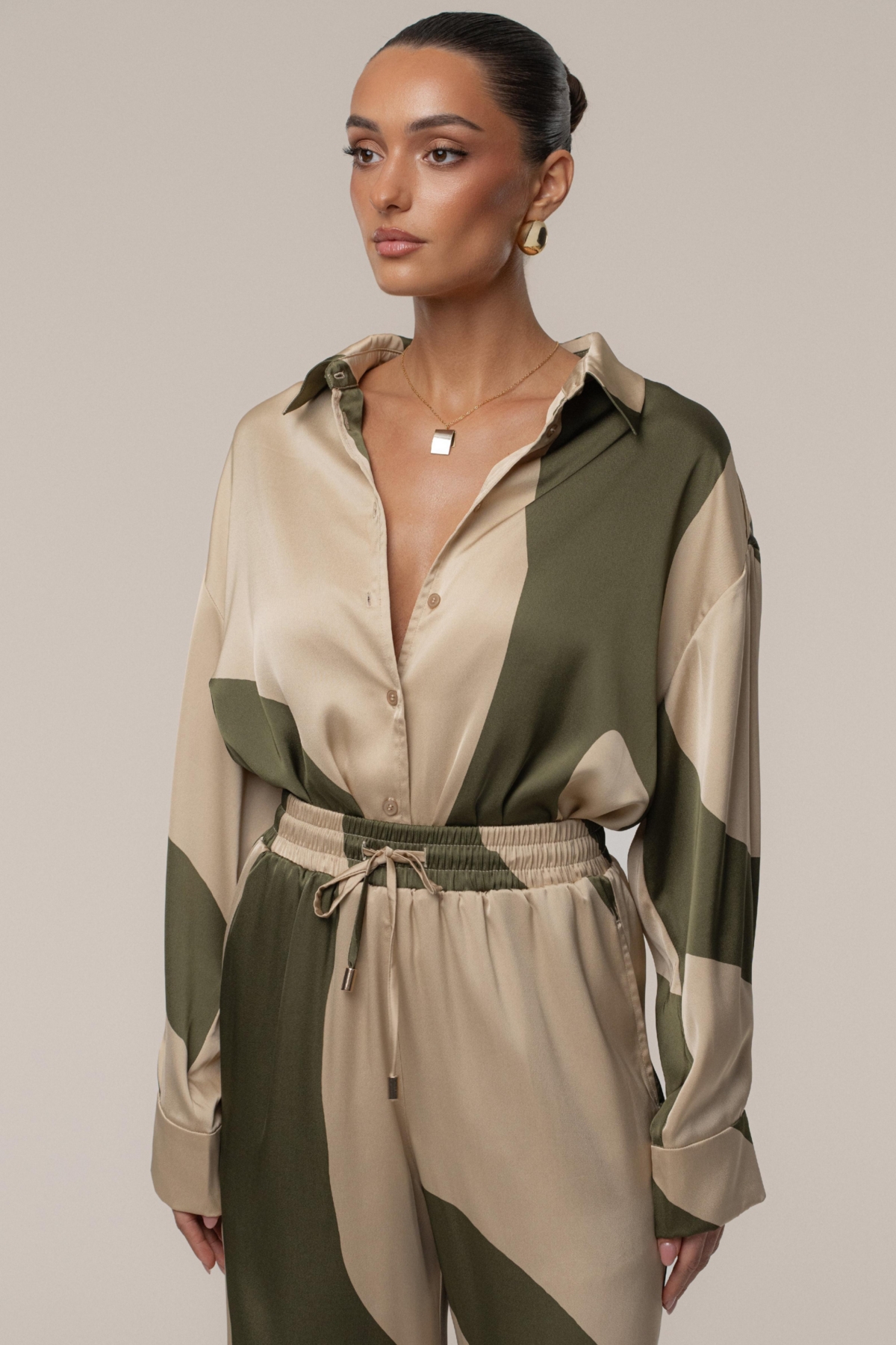 Jluxlabel Women's Ella Safari Blouse