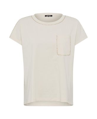 Women's T-Shirt with Stud Detail
