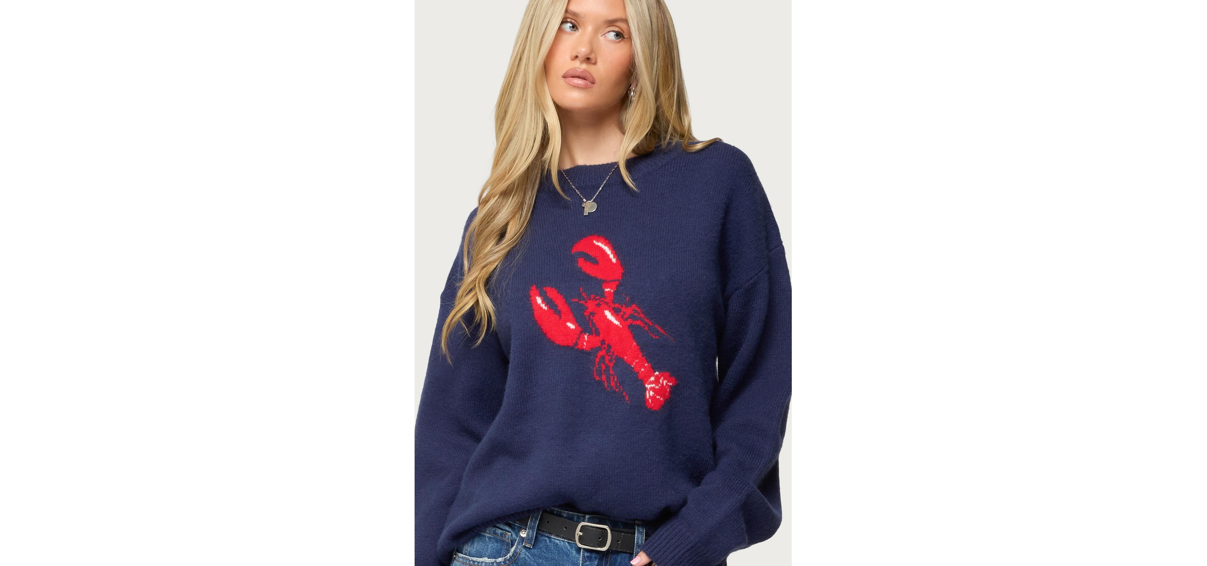 Edikted Women's Don'T Be Shellfish Knit Sweater