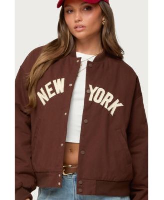 Women's Big Apple Oversized Bomber Jacket