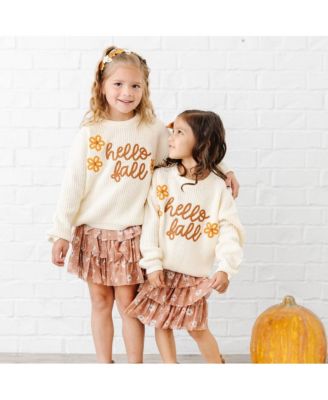 Child Girl's Boho Floral Glitter Headband