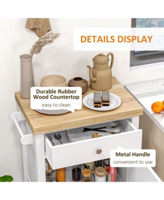 Wooden Kitchen Storage Cabinet with Doors for Pantry and Dining Room Essentials