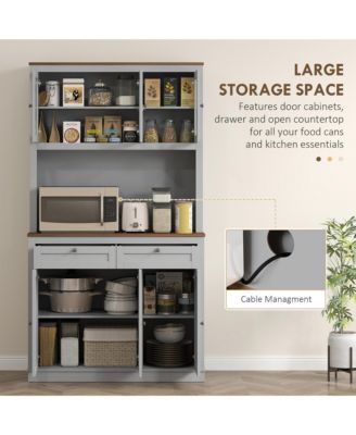 Multi-Purpose Kitchen Storage Cabinet for Utensils, Appliances, and Pantry Items