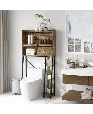 Over the Toilet Storage Cabinet with Shelves
