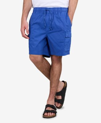 X RAY Men's 6 Inches Elastic Pull On Waistband Twill Cargo Shorts