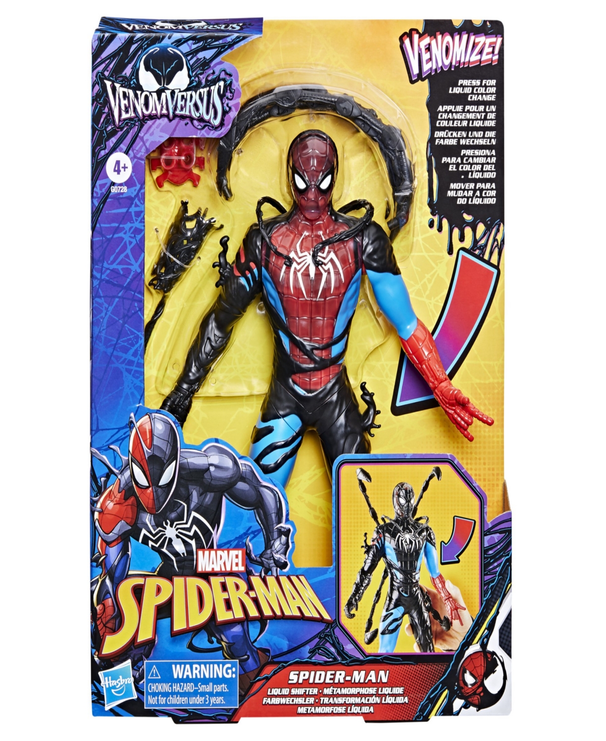Spider-man Marvel Venom Versus Action Toy In Multi