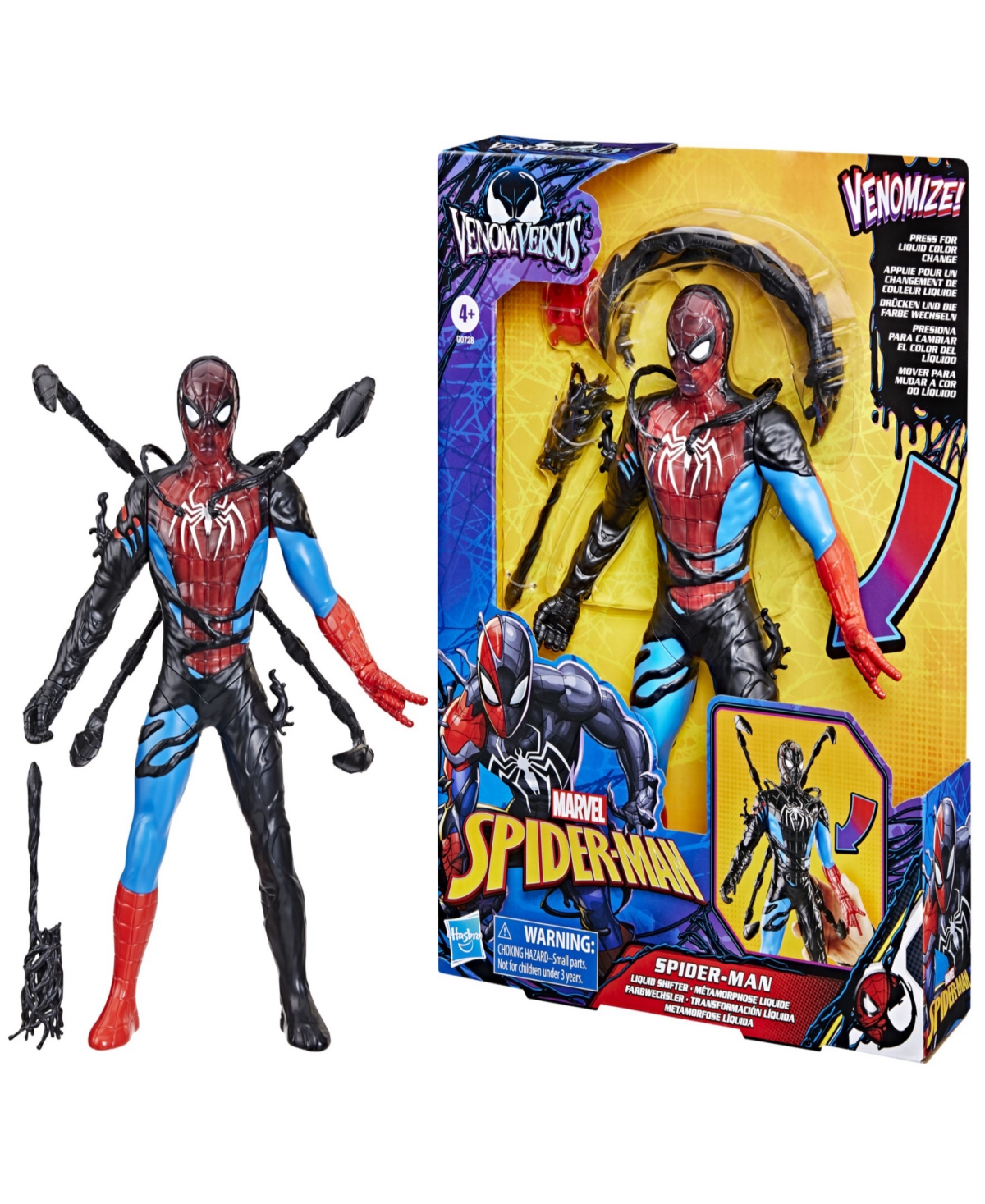 Spider-man Marvel Venom Versus Action Toy In Multi