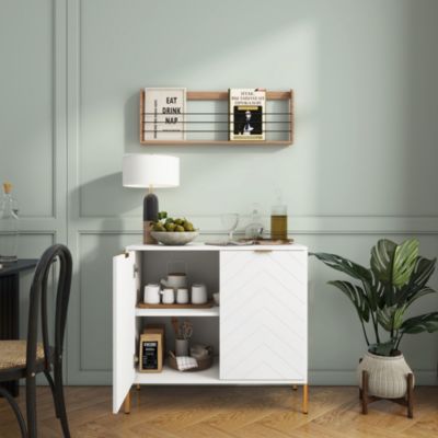 2-Door Accent Cabinet Storage Cabinet
