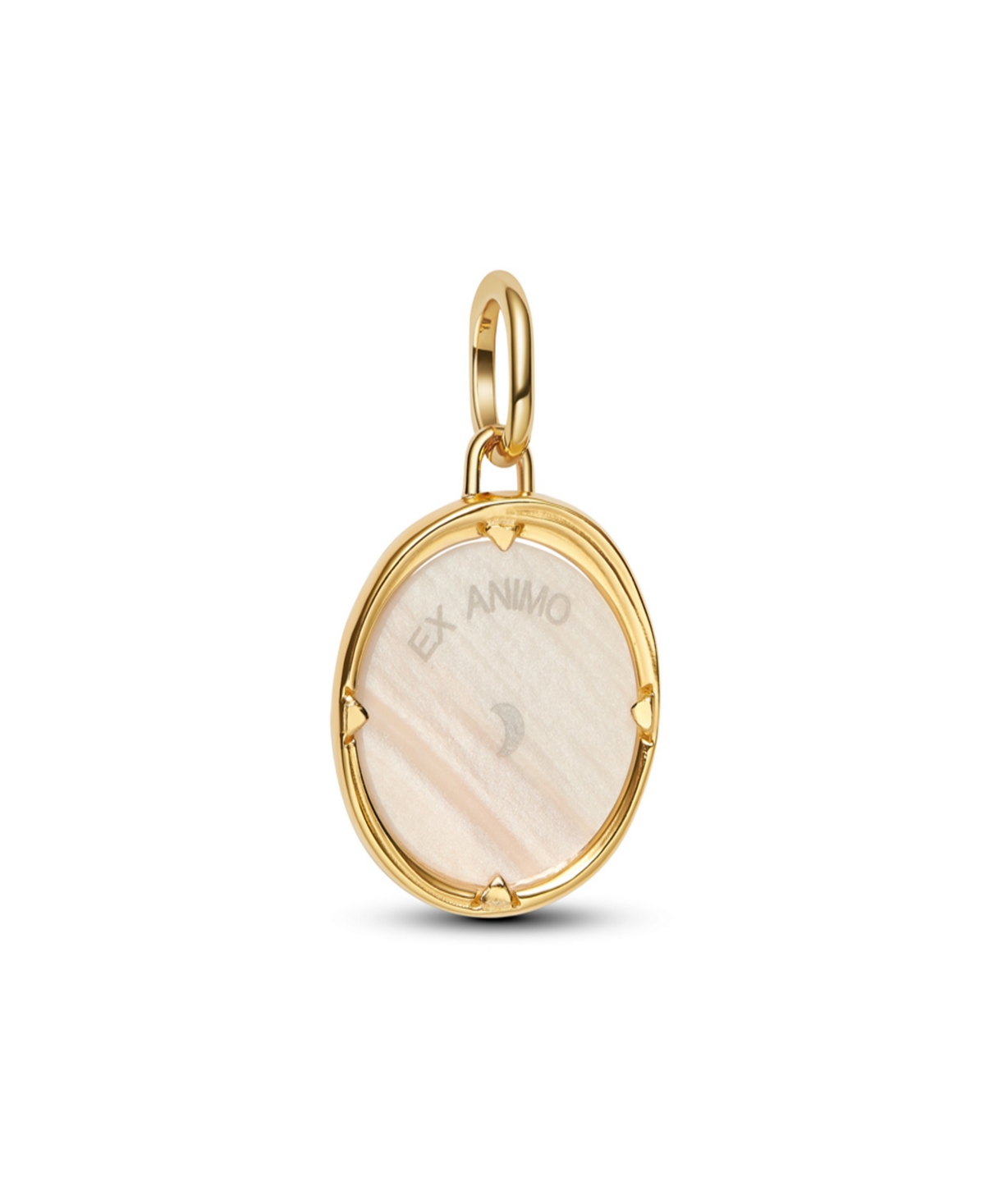 Pandora Two Tone Pegasus Medallion Charms In Gold