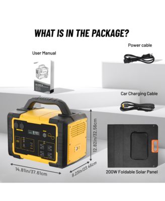1800W Power Station - 200W Solar Panel