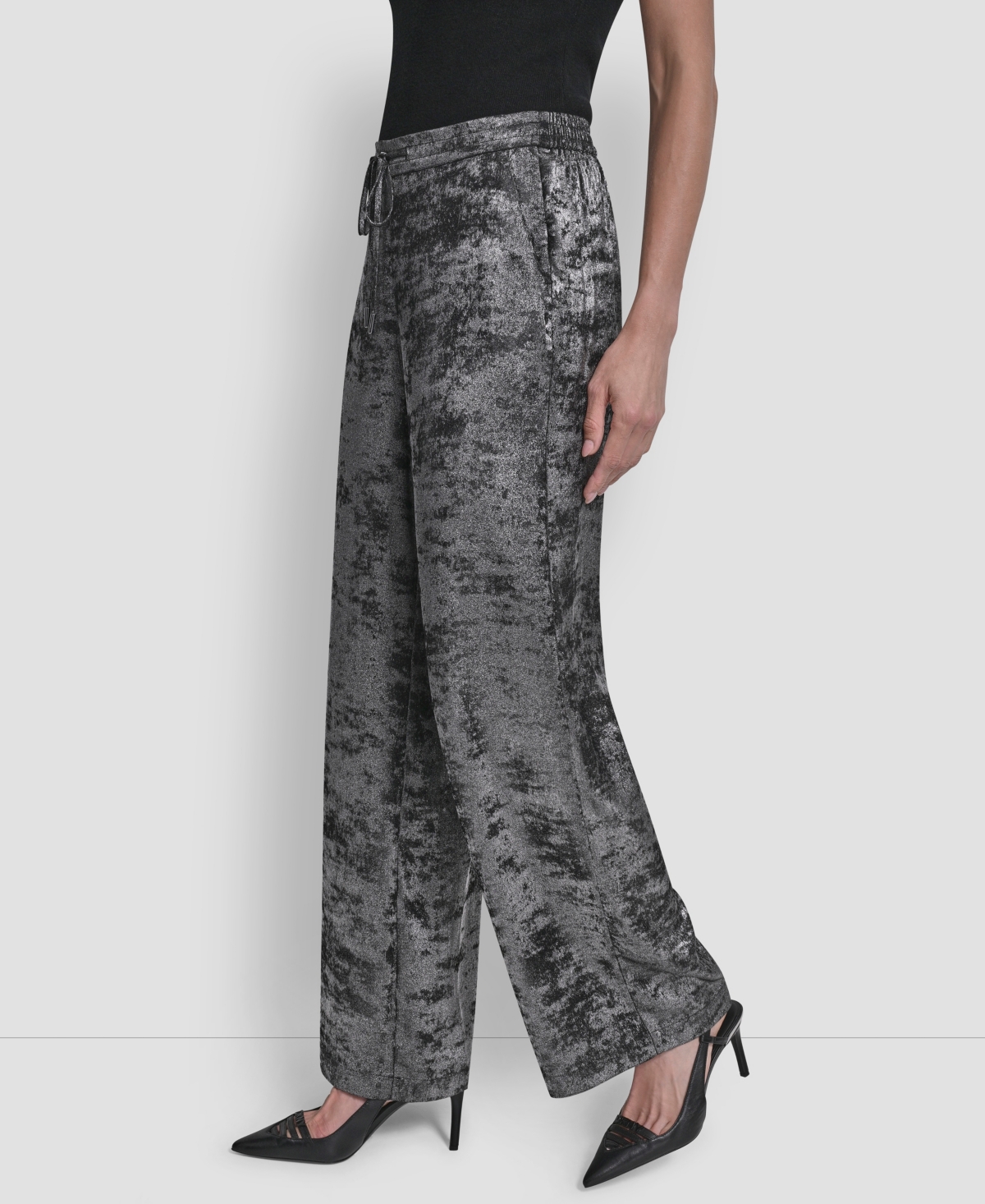 Dkny Women's Textured Pull-On Pants