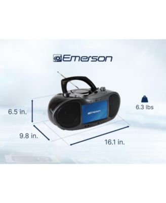 EDL-2560H Bluetooth Boombox DVD Player with 7'' LCD Screen and Radio