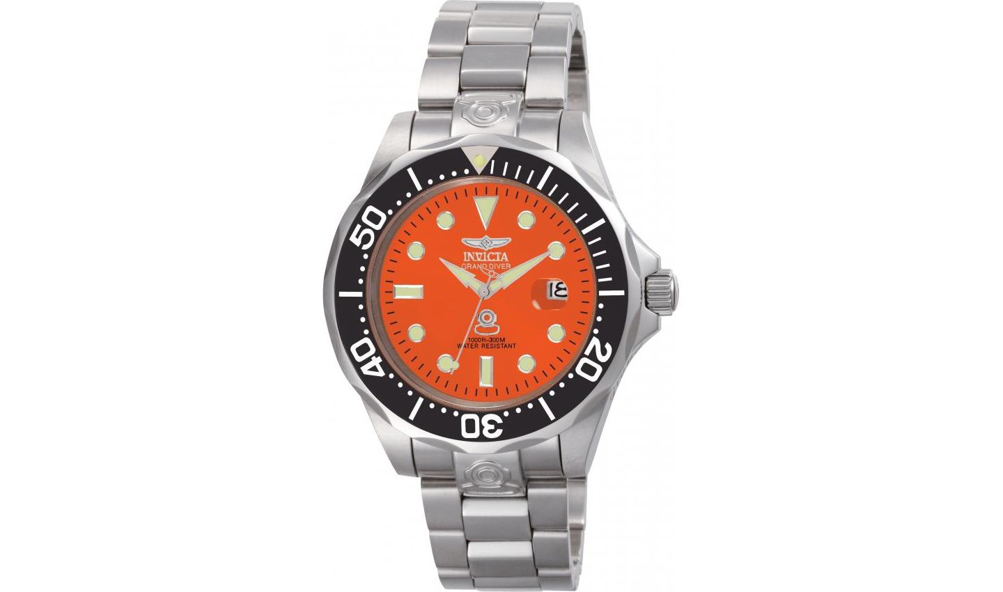 Мужские часы Invicta 4186 Pro Diver Automatic 3 Hand Orange Dial — фото 3