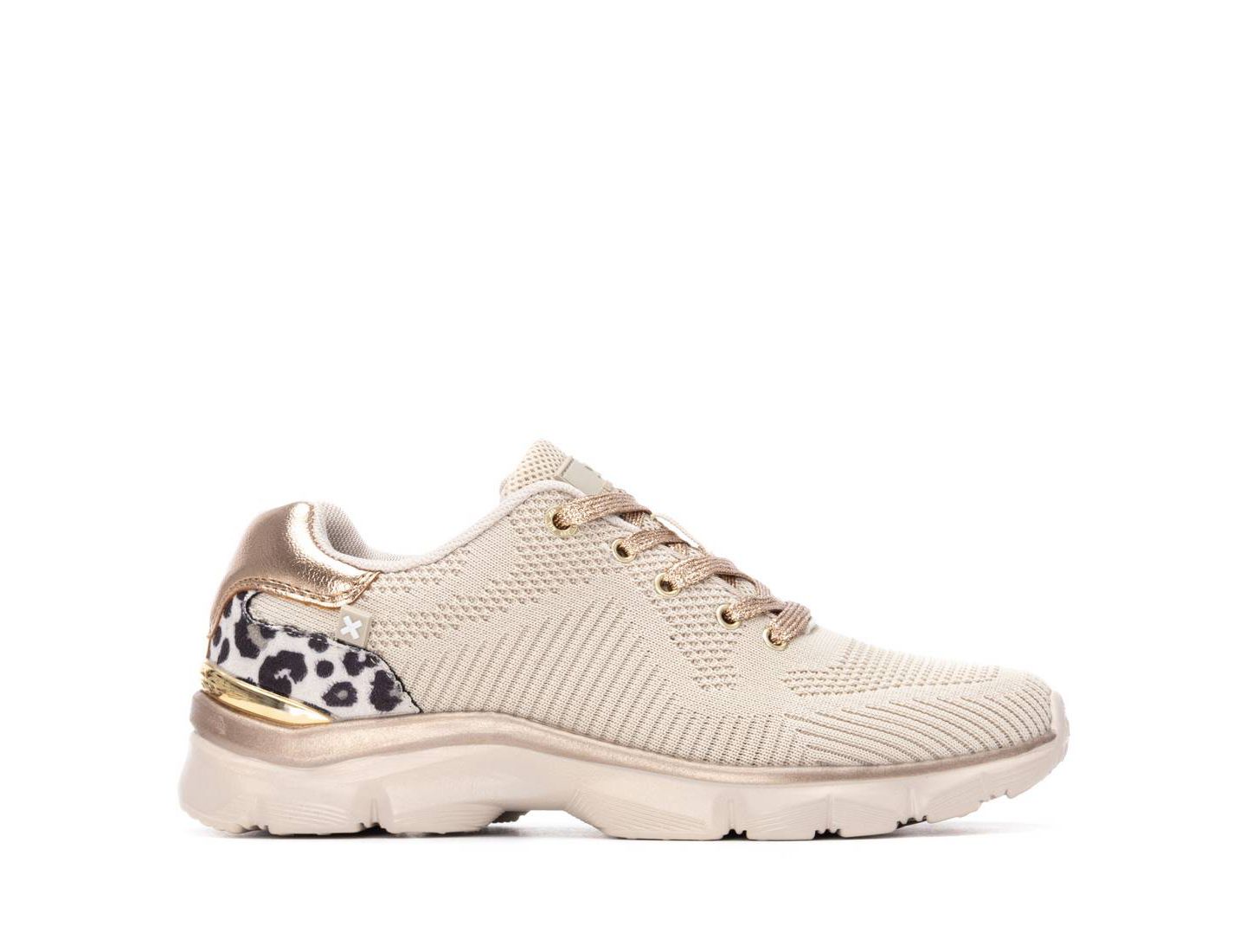 Женские кроссовки XTI Lace-Up Casual, цвет: Бежевый — фото 2