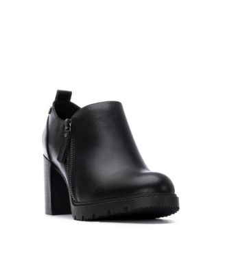 Women's Zipper Block Heel Pumps By XTI