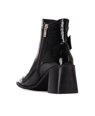 Women's Heeled Patent Leather Chelsea Booties  By XTI