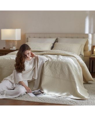 100% Cotton Oversized Bedspread Quilt Set - King