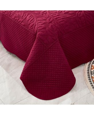 100% Cotton Oversized Bedspread Quilt Set - Queen