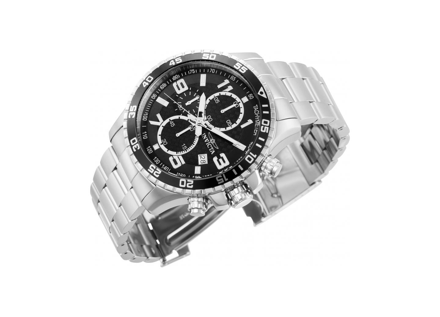 Мужские часы Invicta 37146 Specialty Quartz Chronograph Black Dial — фото 3