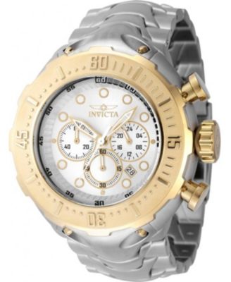 Men's 46545 Bolt Quartz Chronograph Antique Silver Dial Watch