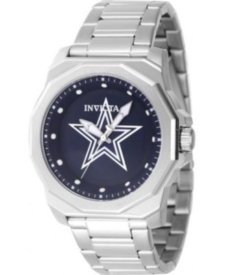 Men's 47920 NFL Dallas Cowboys Quartz 3 Hand Blue Dial Watch