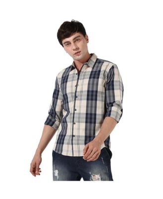 Men's Plaid Button Up Shirt