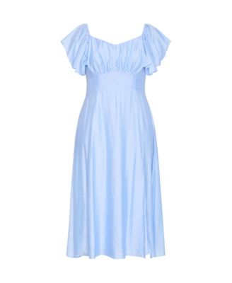 Plus Size Alisia Tie-Back Midi Dress