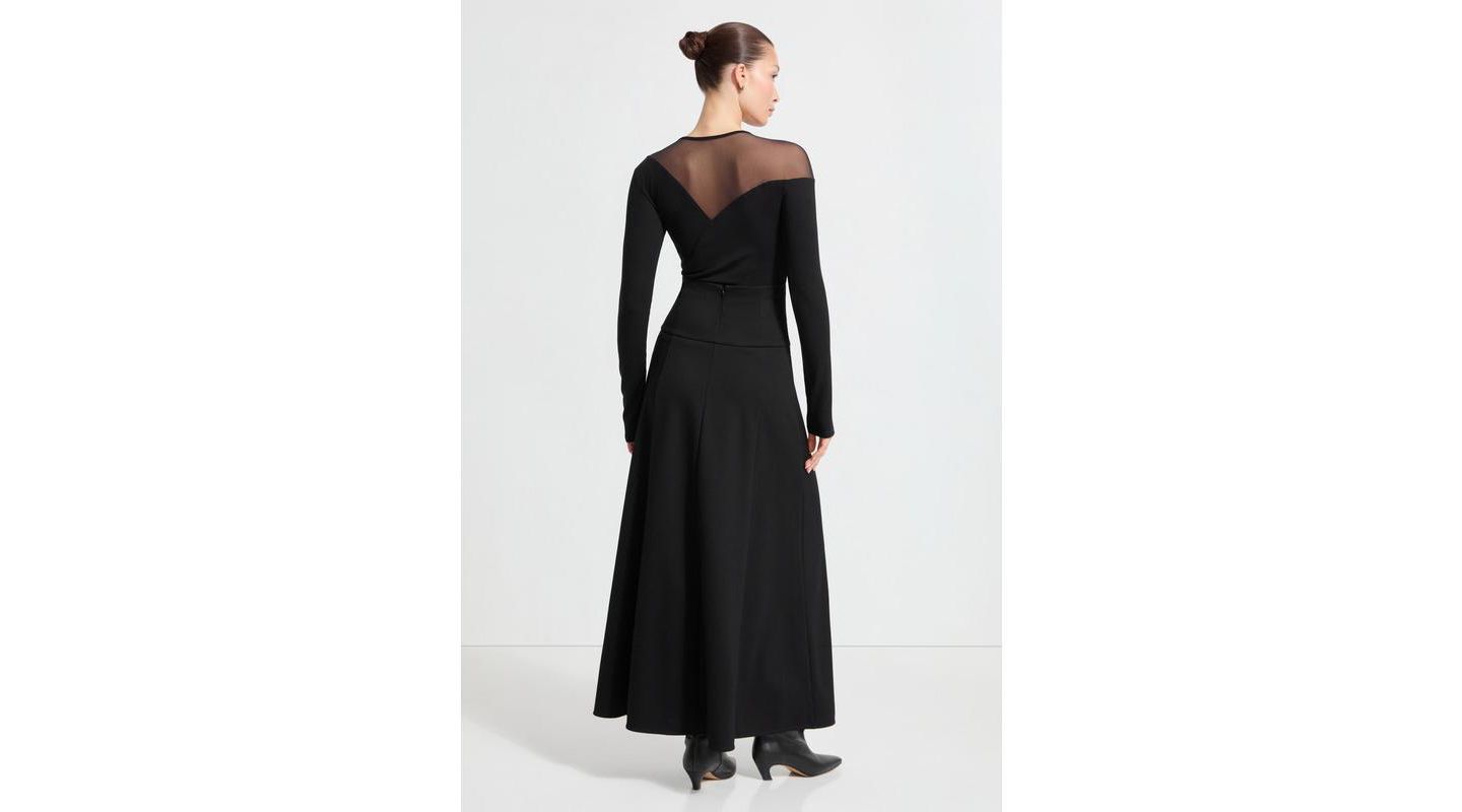 Женская юбка Marcella India Wide-Waistband Sculpted Fitted Pencil, цвет: Чёрный — фото 7