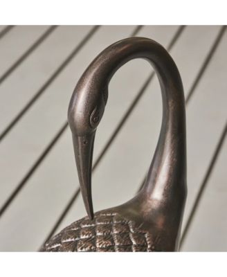 Streamdale Rust-Proof Aluminum Crane Garden Statue