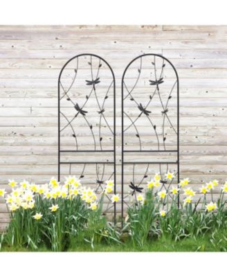 Streamdale 4 Pack 71" Metal Garden Trellis - Climbing Plant Support