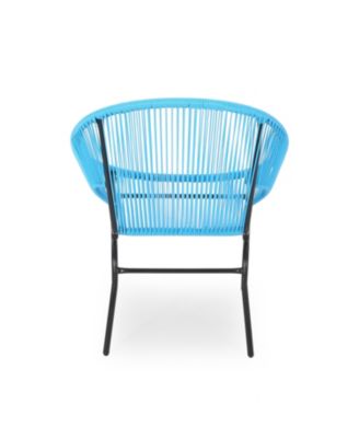 Modern Black Basket Chairs Durable & Stylish for Outdoor Comfort