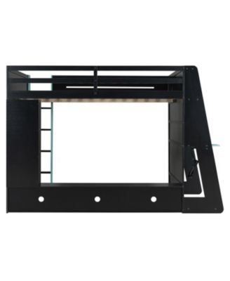 Loft Bed with Desk & Shelves