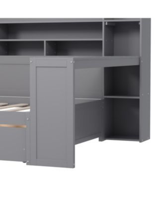 Twin Daybed with Storage & Desk