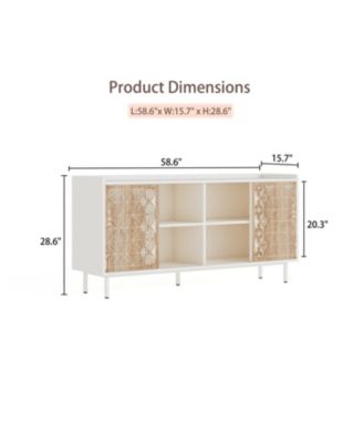 Sicotas Mid Century Sideboard Storage Cabinet