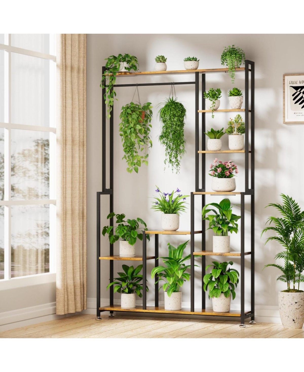 Streamdale Furniture 71" 8-Tier Plant Stand with Grow Light