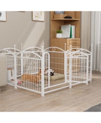 Dog Playpen 24" 8 Panel Metal Pet Fence