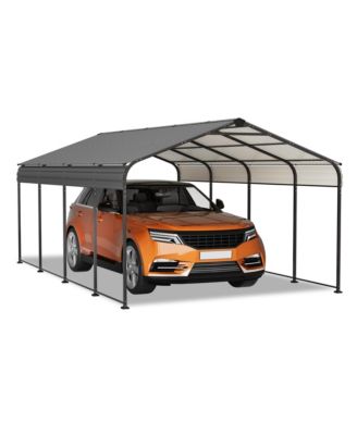 12x20 Metal Carport - Heavy Duty Car Shelter