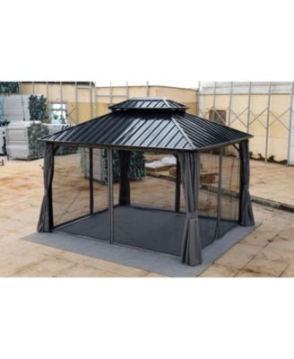 10x10FT Aluminum Hardtop Gazebo