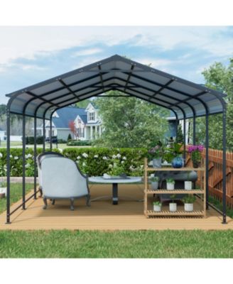 12x21 FT Heavy Duty Galvanized Steel Carport