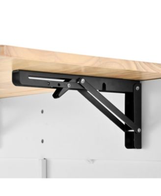 50.4"  Engineered Wood, Rubberwood Dropleaf Top, Drawers & Cabinet Mobile Kitchen Island Cart