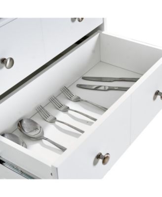 67" MDF Tall Freestanding Kitchen Pantry Cabinet