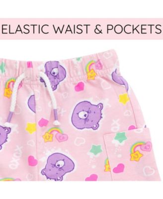 Toddler Girls Best Friend Bear T-Shirt and French Terry Shorts Outfit Set