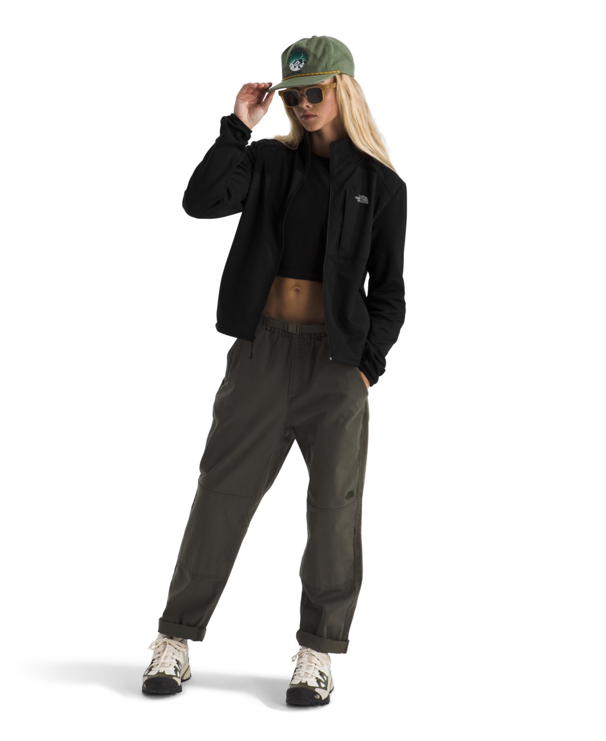 The North Face Women's Tnf Performance Fleece Jacket In Black