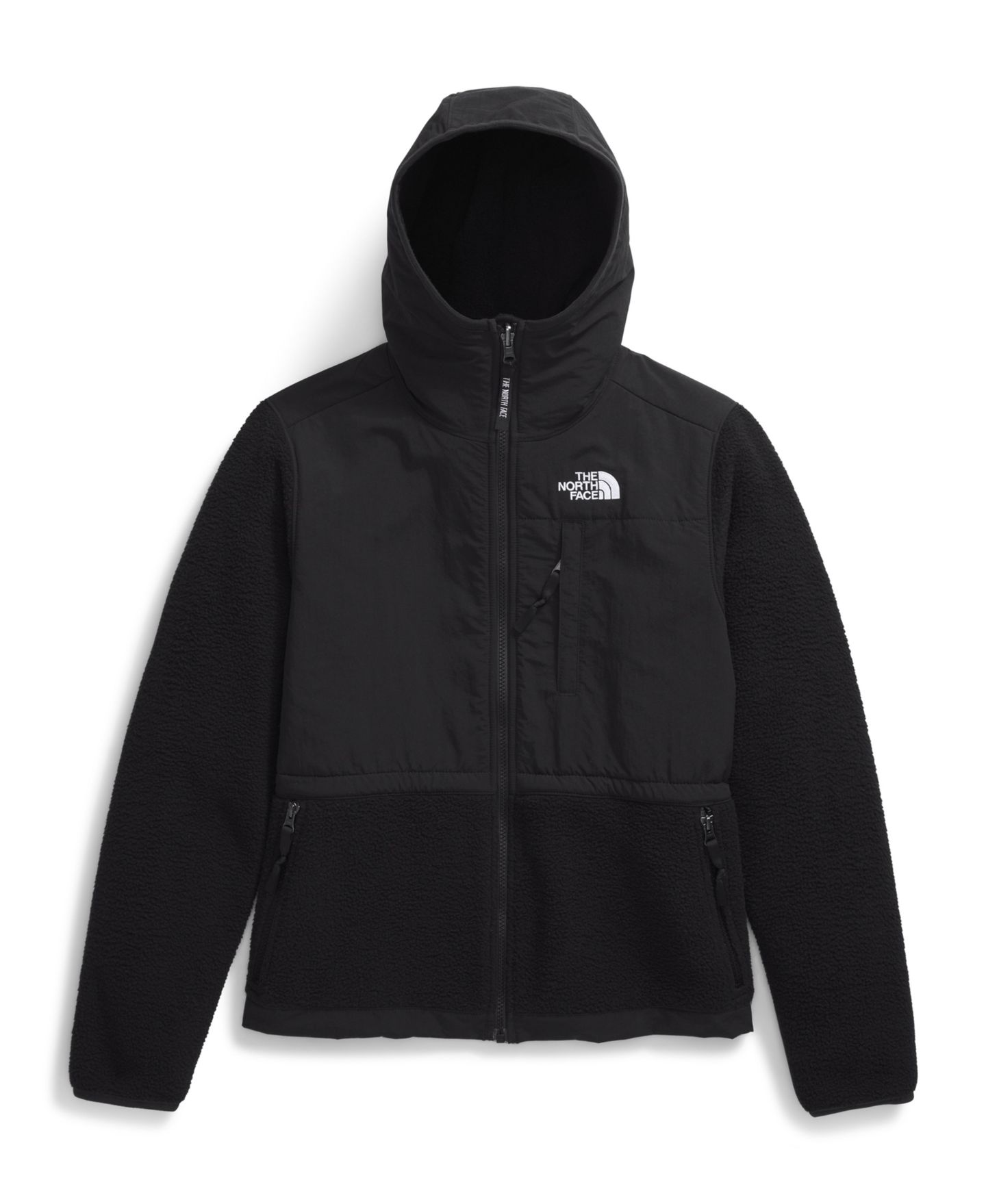 Женское худи The North Face Retro Denali Long Sleeve, цвет: Чёрный — фото 5
