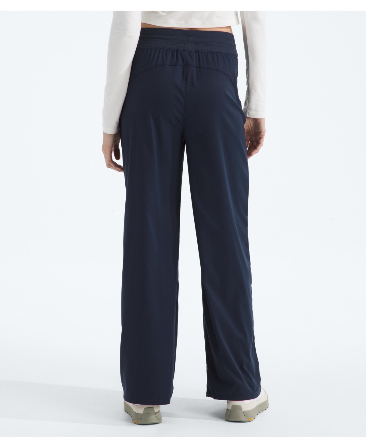 The North Face Aphrodite Arise Wide Leg Pants In Blue
