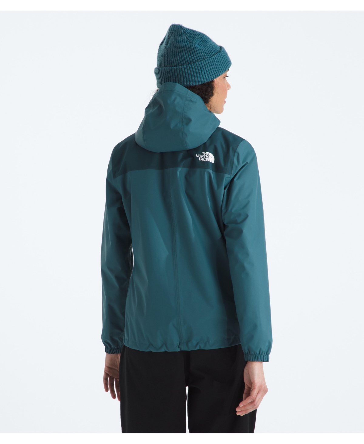 The North Face Antora Waterproof Hooded Rain Jacket In Green