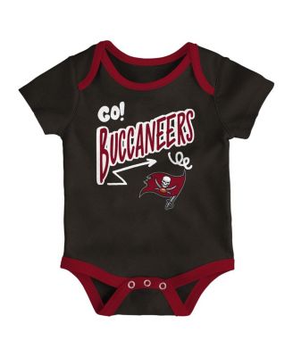 Infant 3-Piece Tampa Bay Buccaneers All Day Play Bodysuit Set